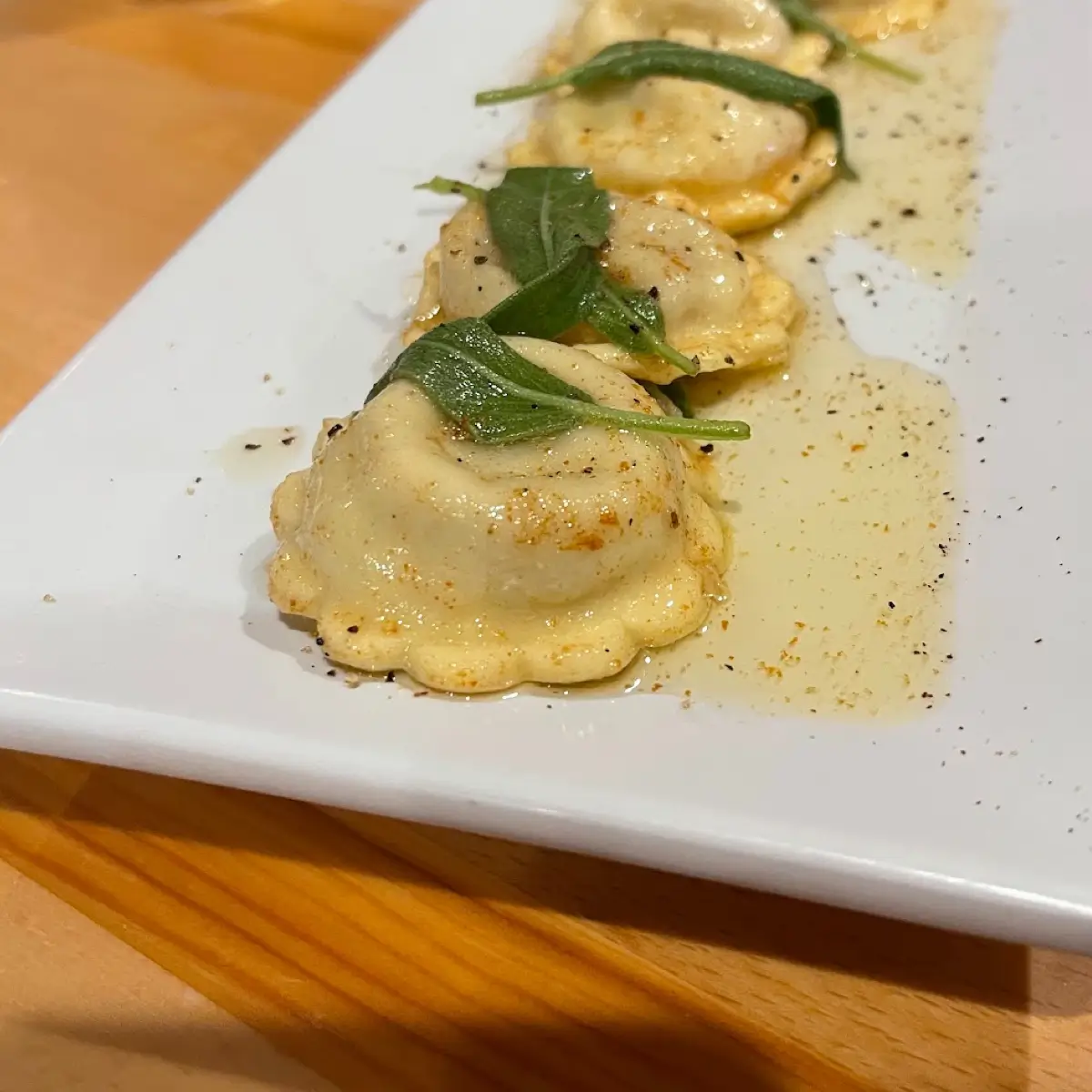 A hot fresh pasta dish from Mattarello Cooking.