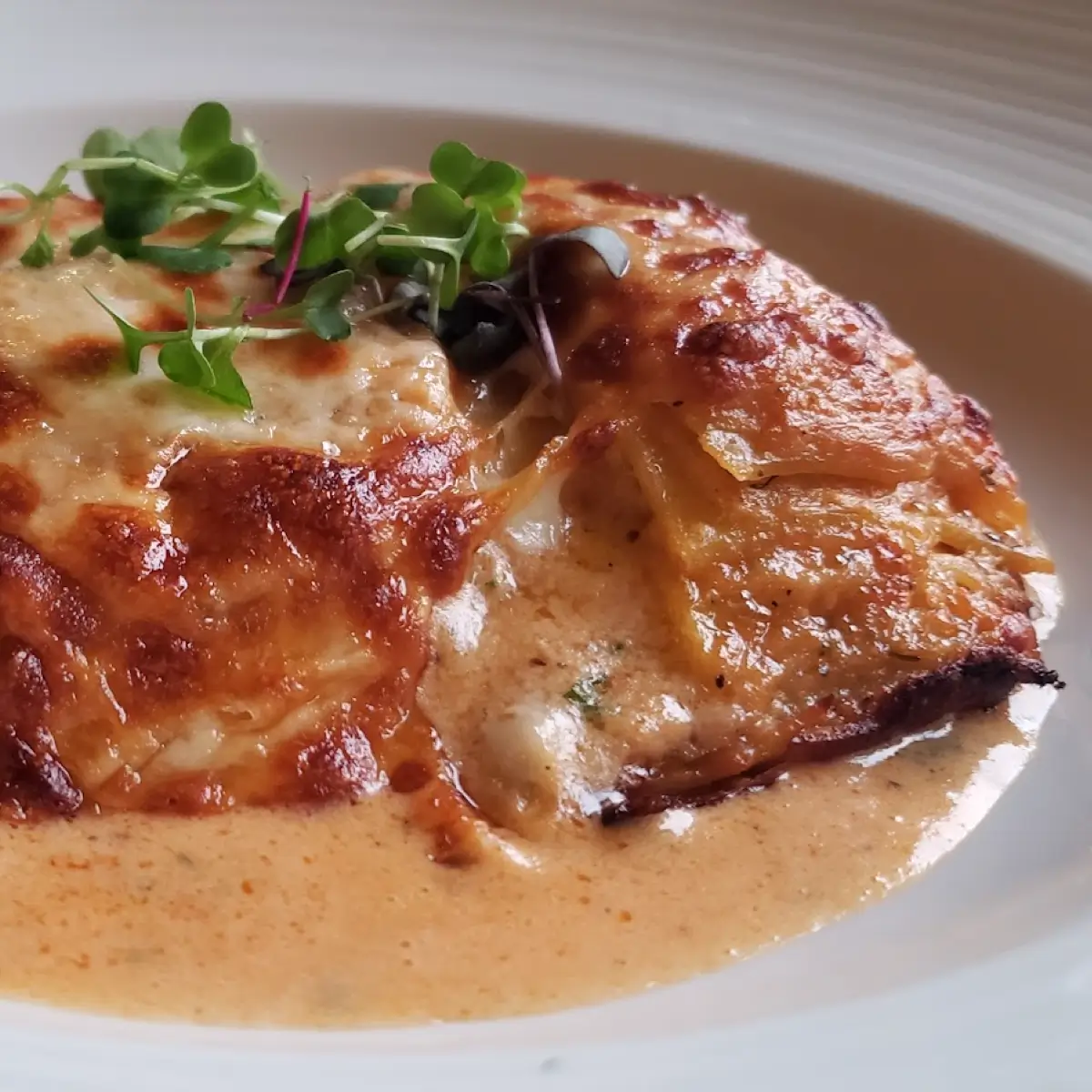 A dish at Solare restaurant. 