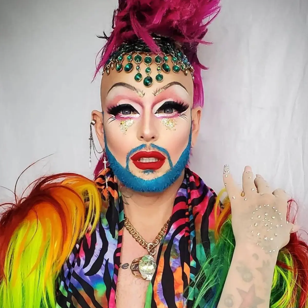 Portrait of a drag queen