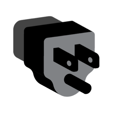 Image of Type B electrical plug