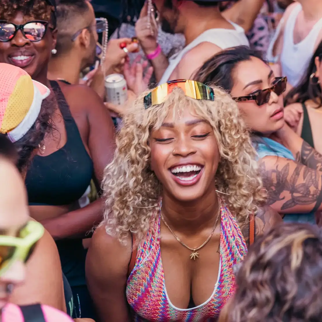 LGBTQ+ party-goers at Gossip Grill